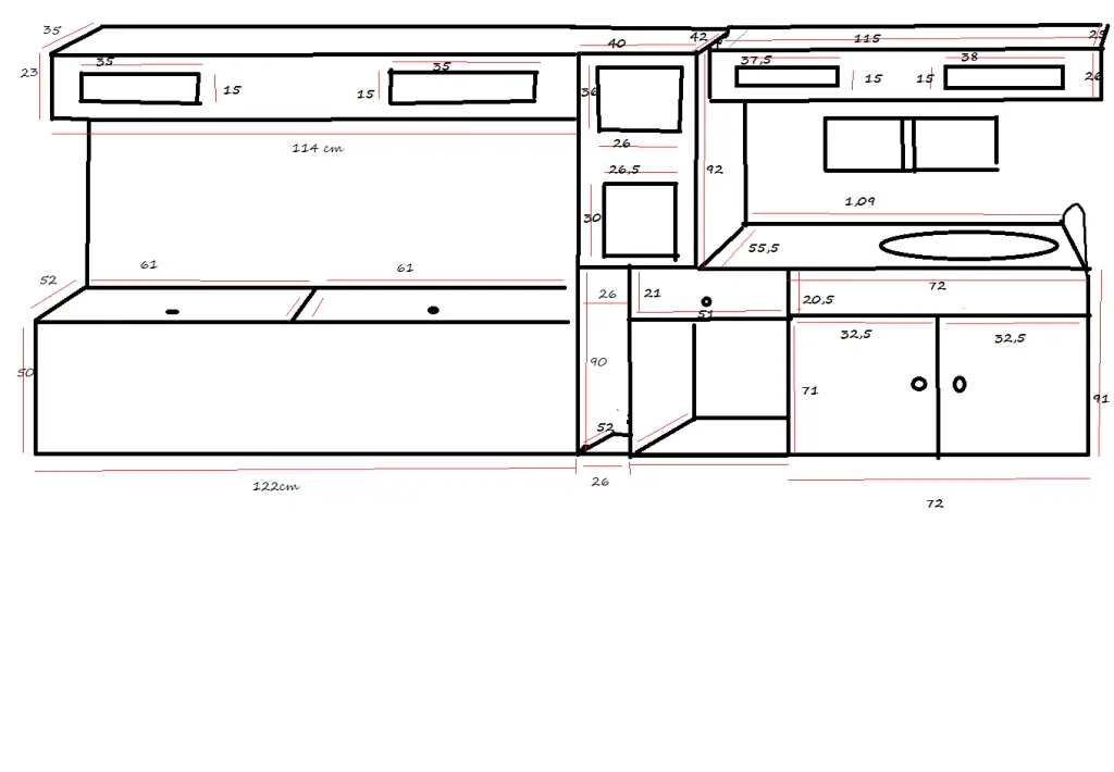 planos para los muebles furgoneta